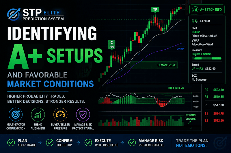 Identifying A+ Setups and Favorable Market Conditions